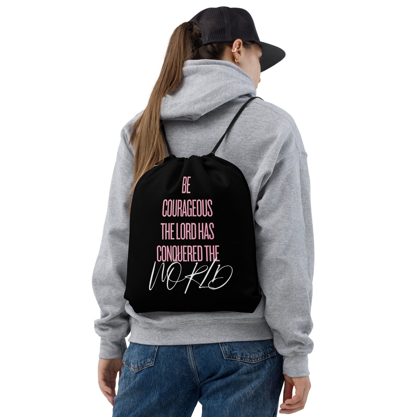 "Be Courageous" Drawstring bag